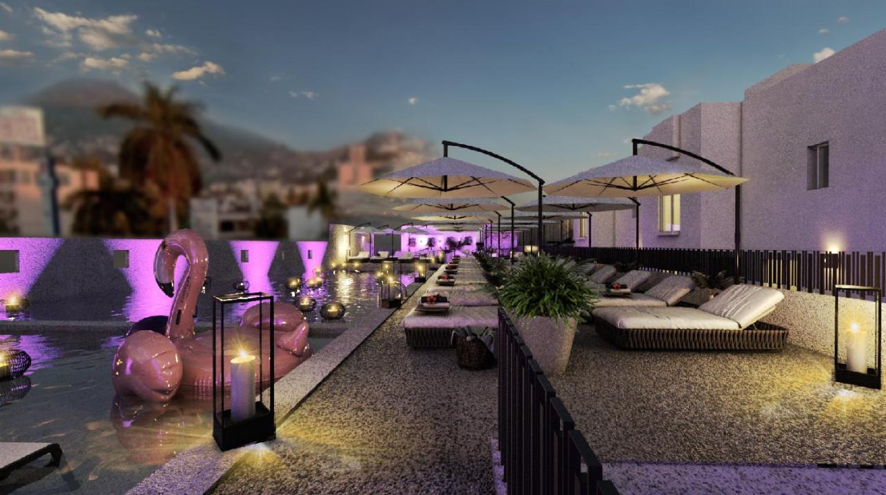 Hs Hotsson Hotel Acapulco Extérieur photo The rooftop bar